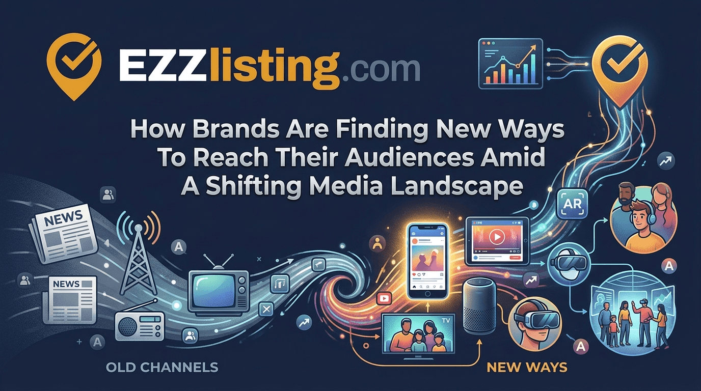 How brands are finding new ways to reach their audiences — old media channels flowing into new ones like social, streaming, smart speakers and AR